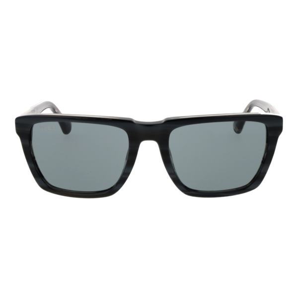 Web Sonnenbrille WE0379 5520A – Frontansicht mit Azetat Rahmen und Grau Gläsern