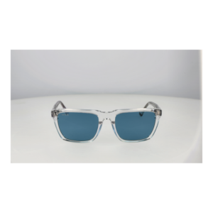 Web Sonnenbrille WE0379 5526V – Frontansicht mit Azetat Rahmen und Blau Gläsern