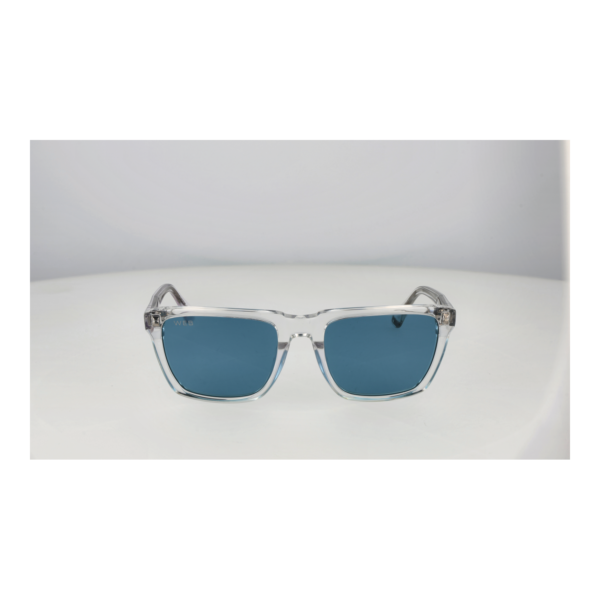 Web Sonnenbrille WE0379 5526V – Frontansicht mit Azetat Rahmen und Blau Gläsern