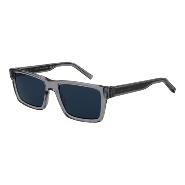 Tommy Hilfiger Sonnenbrille TH 2309/S 55KB7KU – 45° Seitenansicht Tommy Hilfiger Rechteck Sonnenbrille TH 2309/S 55KB7KU in Grau – 45° Seitenansicht