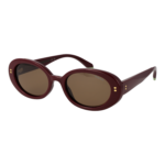 Polaroid Oval Sonnenbrille PLD 6253/S/X 52LHFSP in Burgunder – 45° Seitenansicht