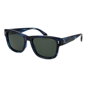 Polaroid Quadrat Sonnenbrille PLD 6252/S/X 55IPRUC in Blau – 45° Seitenansicht