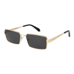 Polaroid Rechteck Sonnenbrille PLD 6255/S/X 562F7M9 in Gold – 45° Seitenansicht