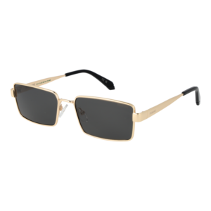 Polaroid Rechteck Sonnenbrille PLD 6255/S/X 562F7M9 in Gold – 45° Seitenansicht