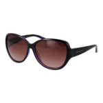 Ted Baker Schmetterling Sonnenbrille TB1394 59001 in Schwarz – 45° Seitenansicht