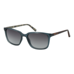 Ted Baker Quadrat Sonnenbrille TB1529 53625 in Blau – 45° Seitenansicht