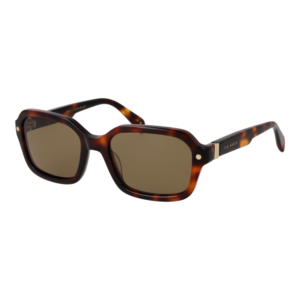 Ted Baker Rechteck Sonnenbrille TB1697 55101 in Braun – 45° Seitenansicht