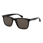 Ted Baker Quadrat Sonnenbrille TB1724 53001 in Schwarz – 45° Seitenansicht