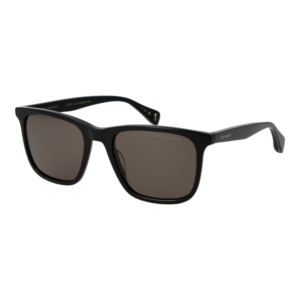 Ted Baker Quadrat Sonnenbrille TB1724 53001 in Schwarz – 45° Seitenansicht