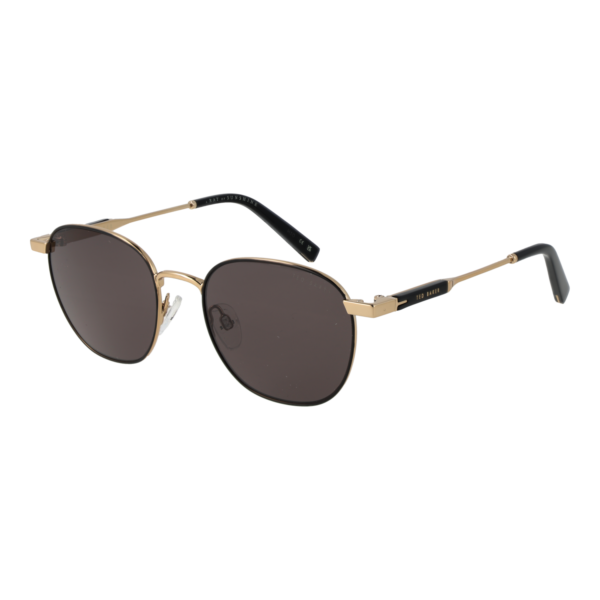 Ted Baker Panto Sonnenbrille TB1714 51001 in Schwarz – 45° Seitenansicht