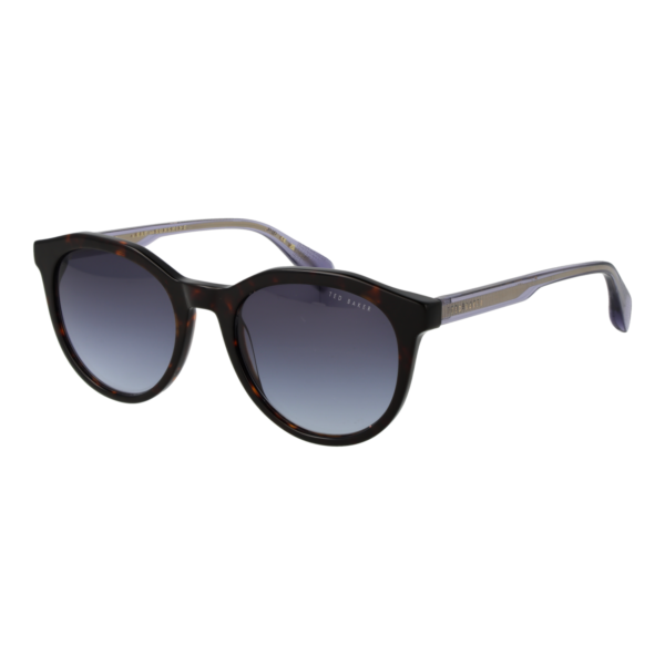 Ted Baker Sonnenbrille TB1721 51188 – 45° Seitenansicht Ted Baker Rund Sonnenbrille TB1721 51188 in Braun – 45° Seitenansicht