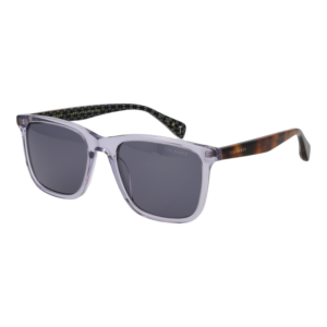 Ted Baker Quadrat Sonnenbrille TB1724 53904 in Grau – 45° Seitenansicht