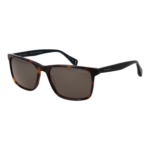 Ted Baker Rechteck Sonnenbrille TB1728 58104 in Braun – 45° Seitenansicht