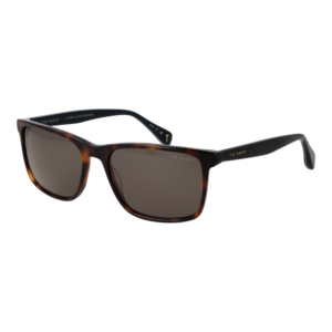 Ted Baker Rechteck Sonnenbrille TB1728 58104 in Braun – 45° Seitenansicht