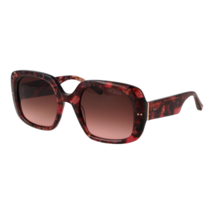 Ted Baker Quadrat Sonnenbrille TB1730 53204 in Rosa – 45° Seitenansicht