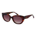 Ted Baker Oval Sonnenbrille TB1737 53100 in Braun – 45° Seitenansicht