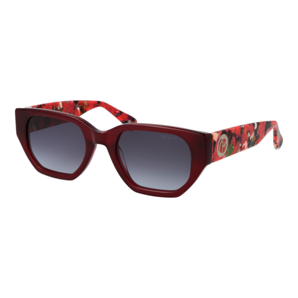Pepe Jeans Geometric Sonnenbrille PJ7411 52273 in Rot – 45° Seitenansicht