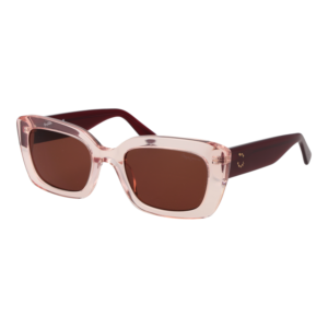 Pepe Jeans Rechteck Sonnenbrille PJ7465 53270 in Rosa – 45° Seitenansicht