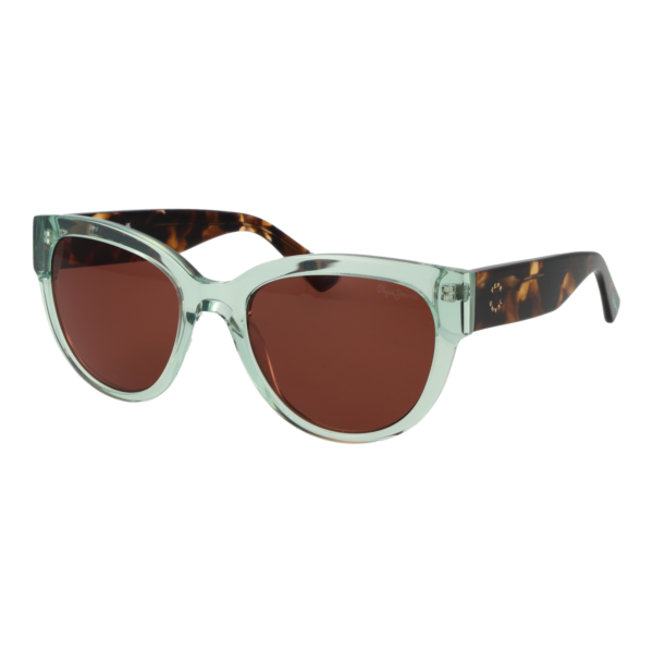 Pepe Jeans Sonnenbrille PJ7466 54577 – 45° Seitenansicht Pepe Jeans Katzenaugen Sonnenbrille PJ7466 54577 in Grün – 45° Seitenansicht