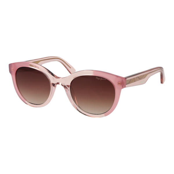 Pepe Jeans Sonnenbrille PJ7471 50247 – 45° Seitenansicht Pepe Jeans Rund Sonnenbrille PJ7471 50247 in Pink – 45° Seitenansicht