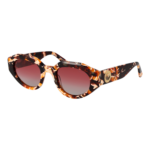 Pepe Jeans Oval Sonnenbrille PJ7474 50153P in Braun – 45° Seitenansicht