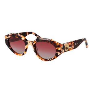 Pepe Jeans Oval Sonnenbrille PJ7474 50153P in Braun – 45° Seitenansicht