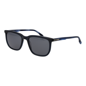Hackett Rechteck Sonnenbrille HSK3359 56664 in Blau – 45° Seitenansicht