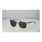 Hackett Rechteck Sonnenbrille HSK3359 56909 in Grau – 45° Seitenansicht