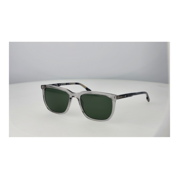 Hackett Rechteck Sonnenbrille HSK3359 56909 in Grau – 45° Seitenansicht