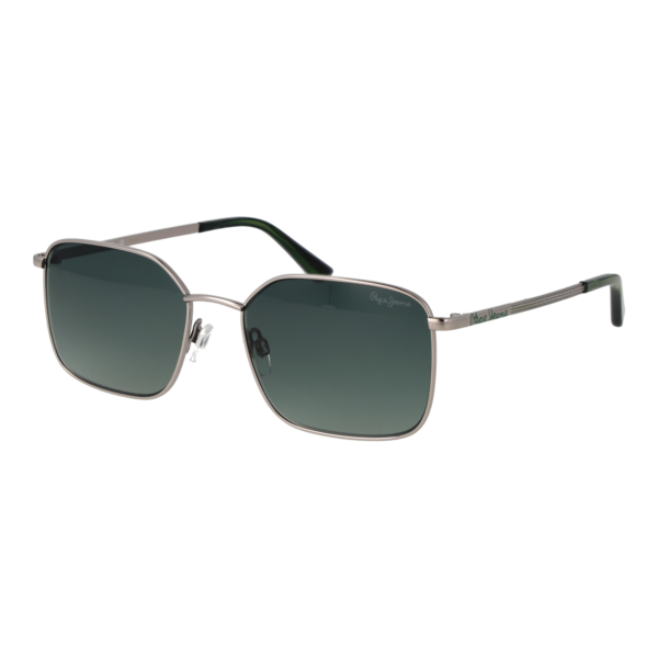 Pepe Jeans Sonnenbrille PJ5242 55910 – 45° Seitenansicht Pepe Jeans Quadrat Sonnenbrille PJ5242 55910 in Grau – 45° Seitenansicht