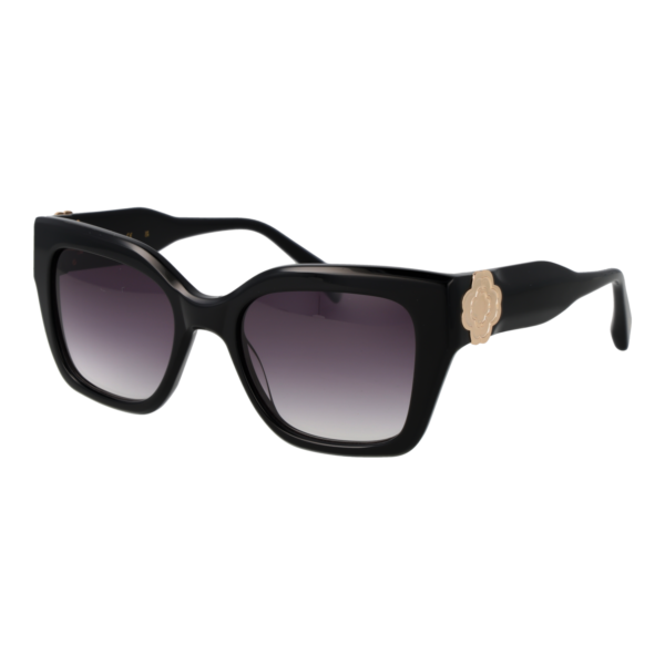 Maje Sonnenbrille MJ5054 53001 – 45° Seitenansicht Maje Quadrat Sonnenbrille MJ5054 53001 in Schwarz – 45° Seitenansicht