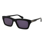 Ted Baker Rechteck Sonnenbrille TB1764 54001 in Schwarz – 45° Seitenansicht