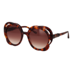 Ted Baker Rund Sonnenbrille TB1772 53100 in Havanna – 45° Seitenansicht