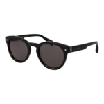 Ted Baker Rund Sonnenbrille TB1752 51001 in Schwarz – 45° Seitenansicht