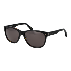 Ted Baker Trapez Sonnenbrille TB1753 58001 in Schwarz – 45° Seitenansicht