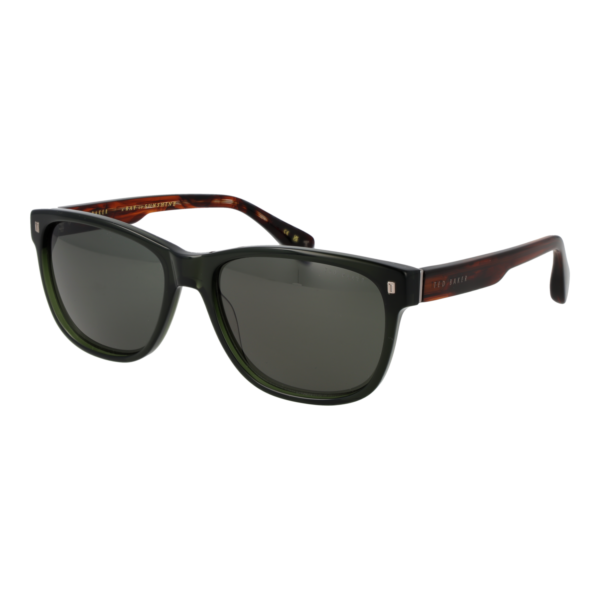 Ted Baker Rechteck Sonnenbrille TB1753 58599 in Grün – 45° Seitenansicht