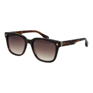Ted Baker Quadrat Sonnenbrille TB1754 54119 in Braun – 45° Seitenansicht