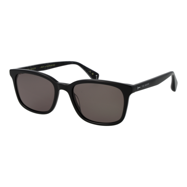 Ted Baker Sonnenbrille TB1777 54001 – 45° Seitenansicht Ted Baker Rechteck Sonnenbrille TB1777 54001 in Schwarz – 45° Seitenansicht