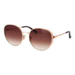 Ted Baker Rund Sonnenbrille TB1775 58400 in Rosé Gold – 45° Seitenansicht