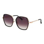 Ted Baker Geometric Sonnenbrille TB1776 58001 in Schwarz – 45° Seitenansicht