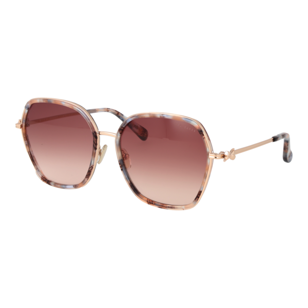 Ted Baker Sonnenbrille TB1776 58101 – 45° Seitenansicht Ted Baker Quadrat Sonnenbrille TB1776 58101 in Mehrfarbig – 45° Seitenansicht