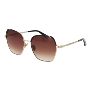 Ted Baker Quadrat Sonnenbrille TB1786 56002 in Gold – 45° Seitenansicht
