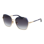 Ted Baker Quadrat Sonnenbrille TB1786 56682 in Gold – 45° Seitenansicht