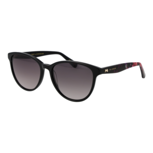 Ted Baker Panto Sonnenbrille TB1763 57001 in Schwarz – 45° Seitenansicht