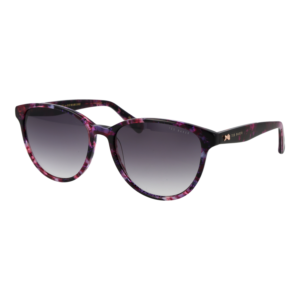 Ted Baker Panto Sonnenbrille TB1763 57702 in Rosa – 45° Seitenansicht