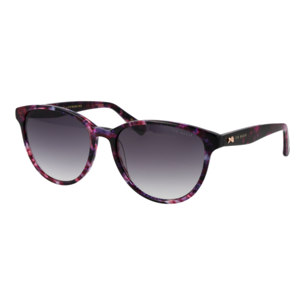 Ted Baker Panto Sonnenbrille TB1763 57702 in Rosa – 45° Seitenansicht