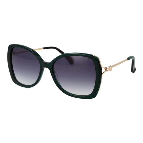 Ted Baker Sonnenbrille TB1773 55561 – 45° Seitenansicht Ted Baker Schmetterling Sonnenbrille TB1773 55561 in Grün – 45° Seitenansicht