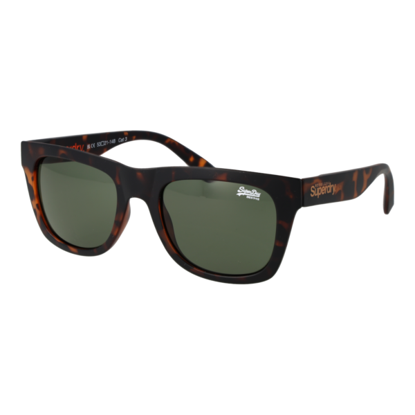 Superdry Sonnenbrille SDS-BYRONVILLE 53102A – 45° Seitenansicht Superdry Quadrat Sonnenbrille SDS-BYRONVILLE 53102A in Braun – 45° Seitenansicht