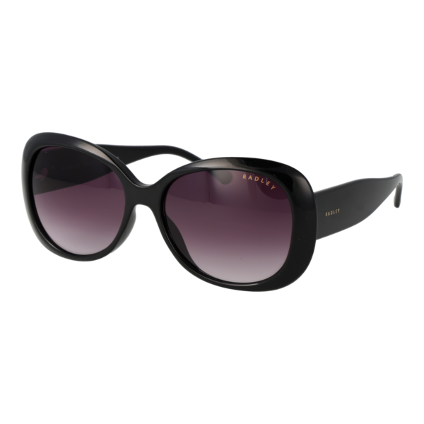 Radley Schmetterling Sonnenbrille RDS-6544 56104 in Schwarz – 45° Seitenansicht