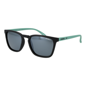 O'Neill Quadrat Sonnenbrille ONS-9035 53104P in Schwarz – 45° Seitenansicht